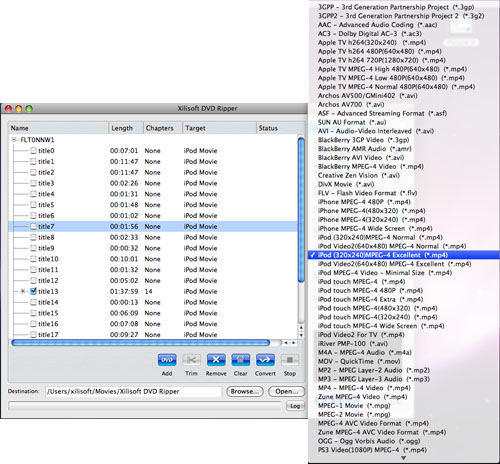 Convert DVD to QuickTime