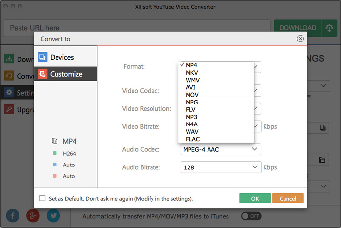 Xilisoft YouTube Video Converter for Mac